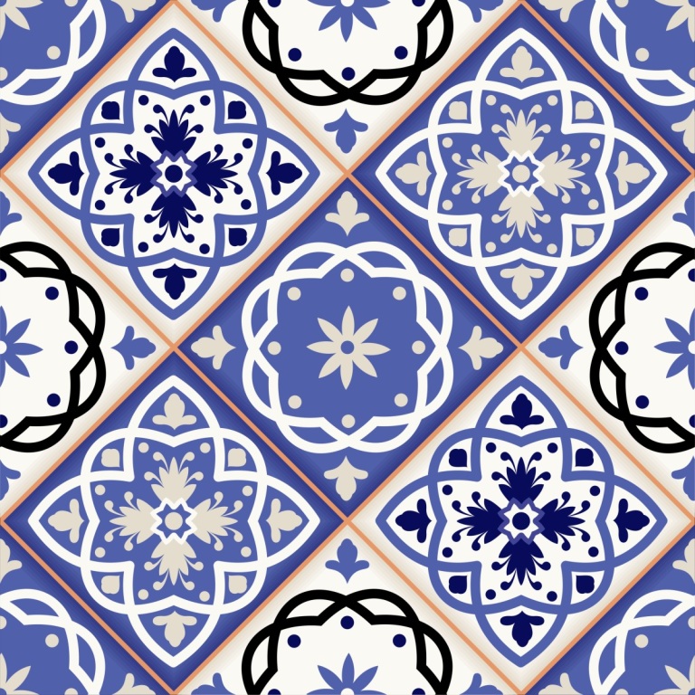 Blue Tiles 1